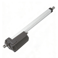 Actionneur linéaire électrique CC 24V, course de 530 mm, avec brosse, indice de protection IP66, potentiomètre et capteur à effet Hall, pour appareils électroménagers et stores de serre