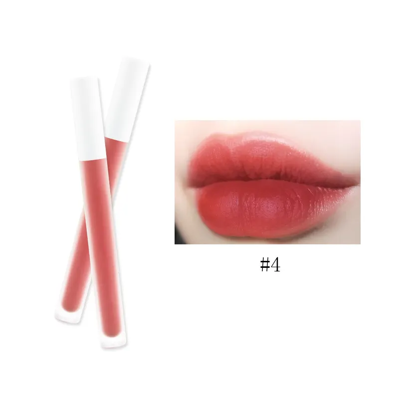 6 Multi Kleuren Groothandel Luie Lippenstift Make-Up Fluweel Matte Nieuwe Waterdichte Duurzame Anti-Aanbakbeker Lipvormige Lippenstift