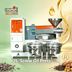 เครื่องสกัดน้ำมันแบบสกรู DSOILPRESS 6YL สแตนเลส กึ่งอัตโนมัติ ผลิตภาพสูง - Product Image 1
