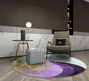 Tapis rond classique bleu à <span class=keywords><strong>courant</strong></span>, tapisserie <span class=keywords><strong>de</strong></span> salon, personnalisé, styliste pour zone décontractée - Product Image 4