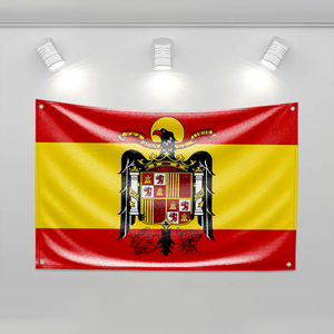 <span class=keywords><strong>Franco</strong></span> España Bandera Personalizada DIY para Decoración de Dormitorio, Pancartas para Pared, Tapiz Decorativo para Habitación, Banderas Divertidas para Exterior de 3x5 pies - Product Image 2