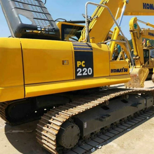 Excavatrice Komatsu PC200-7 d'occasion, faible nombre d'heures de travail, capacité de la benne de 0,8 m, poids opérationnel de 20 tonnes, moteur, composants principaux du PLC, en stock - Product Image 2