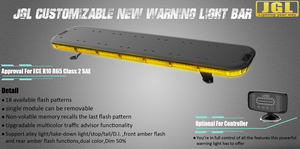 168W 47 pollici modulo rimovibile ambra led luce stroboscopica bar ce certificata barra luminosa per veicolo di emergenza - Product Image 5