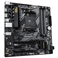 Carte mère GIGABYTE originale B550M DS3H R2 Micro ATX AM4 DDR4 SATA 6Gb/s 1 PCIe 4.0 X16 pour ordinateur de bureau, double mémoire, neuve