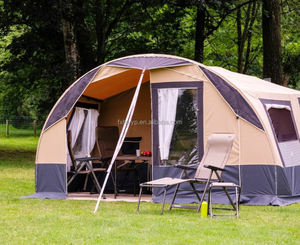Tienda de Campaña de Lujo Personalizada de Lona de Polialgodón para las Cuatro Estaciones con Postes de Acero Inoxidable Resistente al Agua para Uso en Remolques de Campamento - Product Image 6