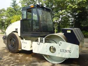 Lutong LT207G 7-тонный асфальтовый дорожный каток, новый уплотнитель шин для земляного барабана для строительной фермы с двигателем - Product Image 2