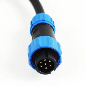 Connettori per cavi elettrici Ip68 Sp13 sp16 dado posteriore maschio femmina per cavo di illuminazione per esterni a Led connettore impermeabile a 2pin