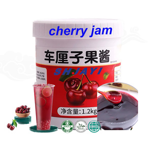 Bán Buôn Trà Sữa Cửa Hàng Thành Phần Cherry Trái Cây Puree Mứt Cho Smoothies Nhà Cung Cấp - Product Image 1