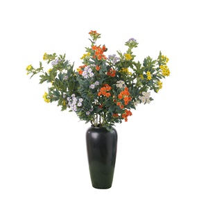 Arrangement floral artificiel CallaFloral, fleurs colorées mélangées, décoration intérieure, matériau polyester, branche unique, présentation en vase - Product Image 5