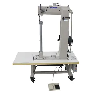 8918 mesin buat biki tas heavy duty máquinas borda costura sobre bloqueio ponto máquina de costura coluna industrialsewingmachine