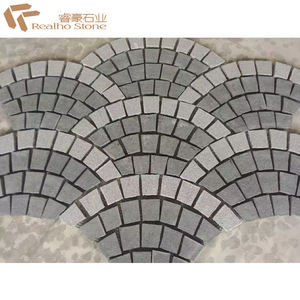 Azulejo <span class=keywords><strong>de</strong></span> piedra <span class=keywords><strong>de</strong></span> pavimento con diseño <span class=keywords><strong>de</strong></span> ventilador barato <span class=keywords><strong>de</strong></span> diseño personalizado para uso exterior para entrada exterior o acera - Product Image 2