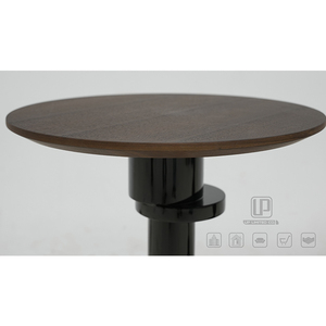 Popular Black and Brown Round High Bar <b>Stools</b> Chair Wood Modern Hotel Apartment <b>Office</b> Building Living Room <b>Stool</b> Round <b>Stool</b> - Product Image 3