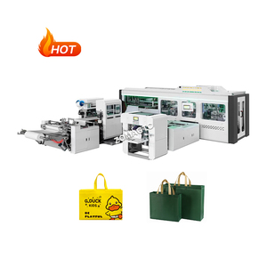 Máquina de Fabricación de Bolsas No Tejidas de Alta Eficiencia Controlada por PLC, Motor de Alta Precisión con Control Remoto para Uso Industrial - Product Image 1