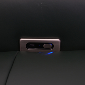 Juego de sofá de cuero de grano superior italiano eléctrico moderno y minimalista retráctil y ajustable para uso en hoteles y sala de estar - Product Image 4