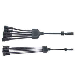 Conector de cable de panel solar tipo Y Combinador de acoplador de cable paralelo <span class=keywords><strong>2</strong></span> a 1 para aplicación de energía - Product Image 1