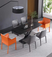 Chaises de salle à manger en selle au design italien Chaise de salle à manger nordique