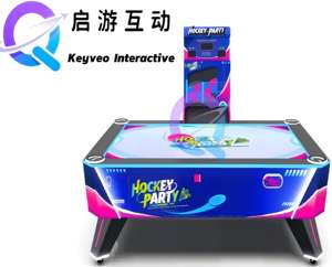 Xunying IJshockey Party Multi Ball Hockey Arcade Spel Meerdere Spelers Metalen Constructie Engels 1 Jaar Garantie Muntenautomaat - Product Image 1