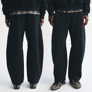 Hudao Pantalons de jogging pour hommes, vêtements de sport, logo personnalisé, coupe ample et épaisse, jambe large évasée, survêtements pour hommes - Product Image 1
