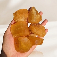 Prix d'usine – Pierres minérales naturelles irrégulières de guérison, fluorite jaune brute, quartz brut pour la décoration Feng Shui à domicile