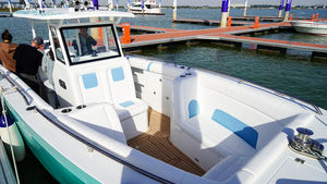 Kinocean <span class=keywords><strong>Bateau</strong></span> de pêche à console centrale en aluminium de 28 pieds, <span class=keywords><strong>bateau</strong></span> de pêche de luxe avec moteur à vendre - Product Image 3