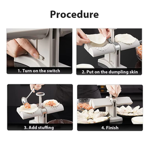 Máquina Manual de Plástico para Hacer Dumplings, Molde de Doble Cabeza para Empanadas y Raviolis, Accesorio de Cocina - Product Image 3