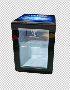 Adjustable Metal Shelves 18 Cans Single Glass Door Chiller Cooler Countertop Drinks <b>Compact</b> Size <b>Refrigerator</b> - Product Image 1