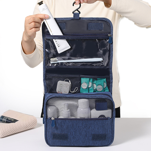 ETRAVEL Luxury <strong>Hanging</strong> Roll-up Makeup <strong>Bag</strong> Perfume Organizer Foldable Cosmetic <strong>Wash</strong> Kit Travel Toiletry <strong>Bag</strong> - Product Image 1