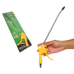 Pistola de aire de alto flujo para compresor con boquilla angulada y doblada, color amarillo - Product Image 6