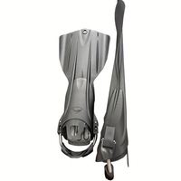 W05 Matériau TPE de haute qualité Bracelet en acier inoxydable TPU Palmes de plongée ouvertes en caoutchouc