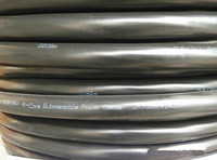 Câble de pompe submersible plat 2,5 mm 6 mm 4 mm, prix d'usine, câble submersible pour puits profond à 3 conducteurs