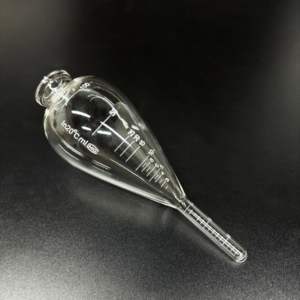 Tubo de vidro para centrífuga de vidro, tubo de vidro para teste de partículas magnéticas transparente em forma de pêra, <span class=keywords><strong>100ml</strong></span> para uso em laboratório - Product Image 5