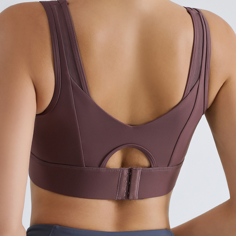 High-strength Sports Underwear Large Size Beautiful Back Shockproof Running Women's Yoga Fitness Bra