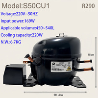 Prix d'usine 1/5hp R290 Mini Réfrigérateur Réfrigérateur Congélateur Don-par Compresseur S43CU1 S50CU1