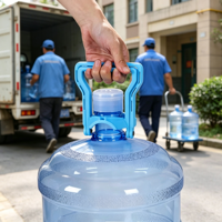 Poignée ergonomique antidérapante pour seau d'eau, outil de levage portable, expédition rapide, poignée de levage pour bouteille d'eau de 5 gallons