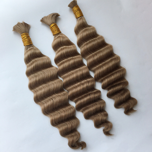 Nuovo arrivo #27 extension per capelli alla rinfusa a onde profonde per trecciatura, prezzo all'ingrosso 18in magazzino <span class=keywords><strong>e</strong></span> <span class=keywords><strong>pronto</strong></span> per la spedizione - Product Image 4