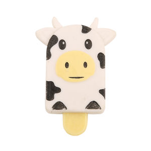 Promozionale simpatico maiale, rana, forma di pulcino ghiacciolo gomma per ghiacciolo 3D stazionario profumo animale con disegno stampato - Product Image 6