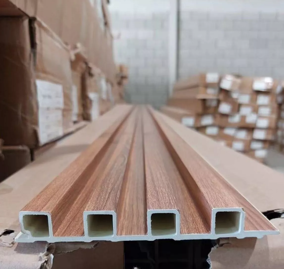 Wood Substitute WPC Louvered Fluted Wall Panels Elegant Versatile