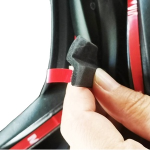 Junta de puerta de coche autoadhesiva tipo P Z, tira de <span class=keywords><strong>goma</strong></span> resistente al desgaste, cinta EPDM antichoque, servicio de corte personalizado disponible - Product Image 6