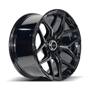 Kipardo 4X4 rim 18 inch 6x139.7 5x127 offroad wheel 18x9J black and gray