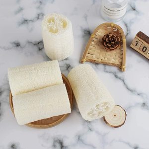 100% naturel organique comprimé luffa <span class=keywords><strong>éponge</strong></span> écologique corps épurateur douche/cuisine nettoyant masseur certifié Eco brosse - Product Image 3