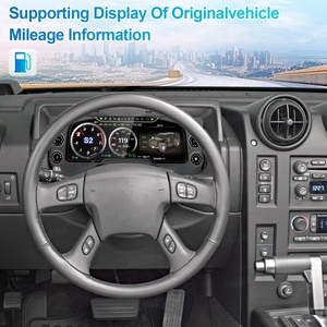 12.3 Inch <b>for</b> Hummer H2 2003 2009 Auto Meter Gauge LCD Dashboard Automotive <b>Speedometer</b> Virtual Cockpit Odometer - Product Image 5