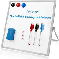 360 degrés réversible à faire liste bloc-notes bureau Portable Mini tableau blanc bureau chevalet