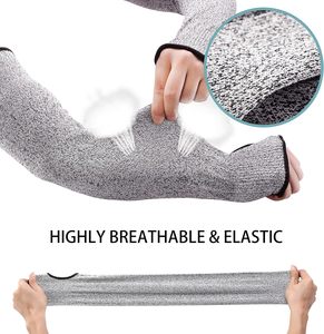 Manches <span class=keywords><strong>anti</strong></span>-<span class=keywords><strong>coupure</strong></span> avec trou pour le pouce, <span class=keywords><strong>protection</strong></span> des <span class=keywords><strong>bras</strong></span>, résistantes aux morsures, pour peaux fines, <span class=keywords><strong>anti</strong></span>-abrasion, <span class=keywords><strong>protection</strong></span> des <span class=keywords><strong>bras</strong></span> pour le jardin et la cuisine - Product Image 1