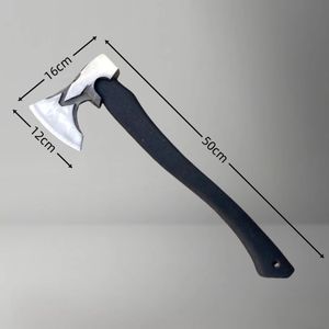 Hache de <span class=keywords><strong>Bushcraft</strong></span> de qualité industrielle avec manche <span class=keywords><strong>en</strong></span> bois, lame étroite de polissage complète pour le camping forestier, but de <span class=keywords><strong>survie</strong></span> - Product Image 1