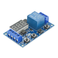 Module de relais DC 6-30V, interrupteur à temporisation, circuit de contrôle de cycle réglable, relais de temporisation d'arrêt 6V 9V 12V 24V