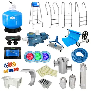 swimming pool accessories piscinas water pumps ladder pool cover /waterfall / cleaner pool filter