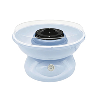 Machine à Barbe à Papa 450W avec Logo Personnalisé, Bol Extra Large de 273mm et Base à Ventouse pour Usage Domestique et Fêtes, Vente en Gros