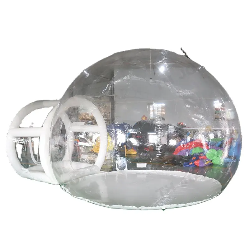 Kuppel Iglu PVC Hotel außerhalb Globus klar Single Tunnel Outdoor Camping transparent aufblasbare Party Zelte Bubble house