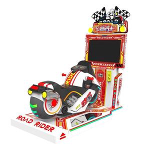 Simulateur <span class=keywords><strong>de</strong></span> course <span class=keywords><strong>de</strong></span> <span class=keywords><strong>moto</strong></span> 3D interactif Console <span class=keywords><strong>de</strong></span> jeu d'arcade pour enfants Simulateur <span class=keywords><strong>de</strong></span> course à pièces pour le divertissement en intérieur - Product Image 1