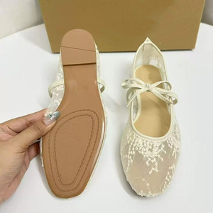 รองเท้าตาข่ายฝรั่งเศสสำหรับผู้หญิงระบายอากาศได้ดีและอ่อนโยนรองเท้าสำหรับใส่เดินแบบลำลอง - Product Image 4